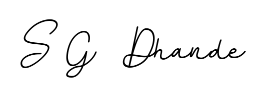 The BallpointsItalic-DORy9 signature style provides a bold statement for name S G  Dhande. Designed for business owners, executives, and leaders. S G  Dhande signature style 11 images and pictures png