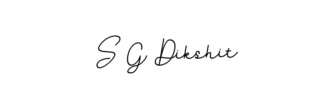 S G Dikshit stylish signature style. Best Handwritten Sign (BallpointsItalic-DORy9) for my name. Handwritten Signature Collection Ideas for my name S G Dikshit. S G Dikshit signature style 11 images and pictures png