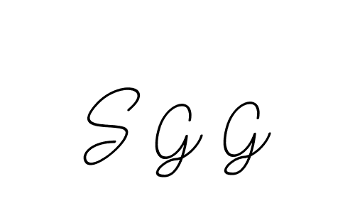 S G G stylish signature style. Best Handwritten Sign (BallpointsItalic-DORy9) for my name. Handwritten Signature Collection Ideas for my name S G G. S G G signature style 11 images and pictures png