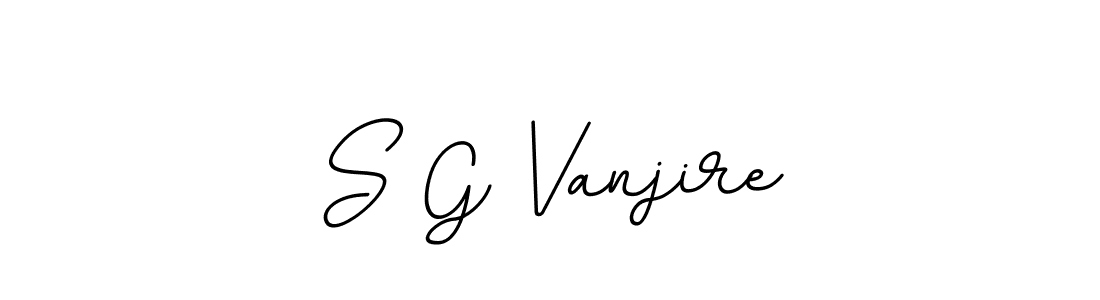 Also we have S G Vanjire name is the best signature style. Create professional handwritten signature collection using BallpointsItalic-DORy9 autograph style. S G Vanjire signature style 11 images and pictures png