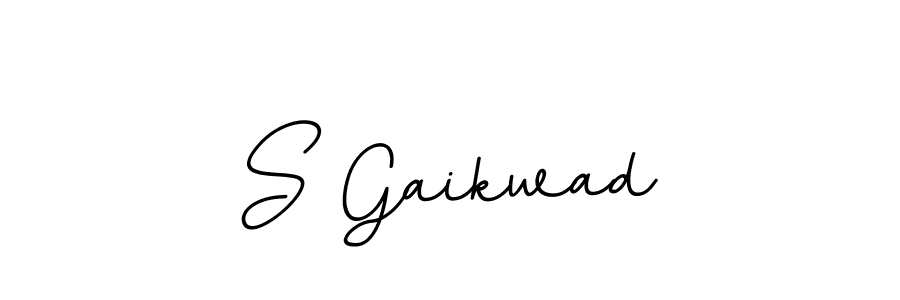 You should practise on your own different ways (BallpointsItalic-DORy9) to write your name (S Gaikwad) in signature. don't let someone else do it for you. S Gaikwad signature style 11 images and pictures png