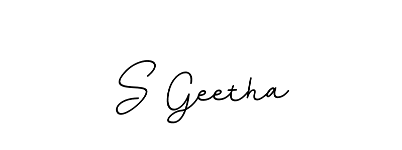 This is the best signature style for the S Geetha name. Also you like these signature font (BallpointsItalic-DORy9). Mix name signature. S Geetha signature style 11 images and pictures png