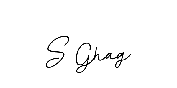 How to make S Ghag name signature. Use BallpointsItalic-DORy9 style for creating short signs online. This is the latest handwritten sign. S Ghag signature style 11 images and pictures png