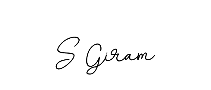 S Giram stylish signature style. Best Handwritten Sign (BallpointsItalic-DORy9) for my name. Handwritten Signature Collection Ideas for my name S Giram. S Giram signature style 11 images and pictures png