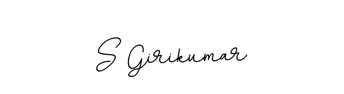 S Girikumar stylish signature style. Best Handwritten Sign (BallpointsItalic-DORy9) for my name. Handwritten Signature Collection Ideas for my name S Girikumar. S Girikumar signature style 11 images and pictures png