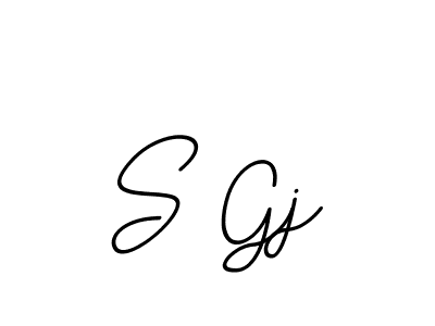 You should practise on your own different ways (BallpointsItalic-DORy9) to write your name (S Gj) in signature. don't let someone else do it for you. S Gj signature style 11 images and pictures png