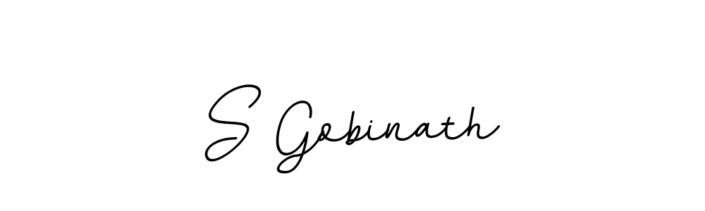 S Gobinath stylish signature style. Best Handwritten Sign (BallpointsItalic-DORy9) for my name. Handwritten Signature Collection Ideas for my name S Gobinath. S Gobinath signature style 11 images and pictures png