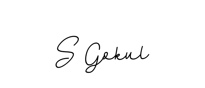 Once you've used our free online signature maker to create your best signature BallpointsItalic-DORy9 style, it's time to enjoy all of the benefits that S Gokul name signing documents. S Gokul signature style 11 images and pictures png