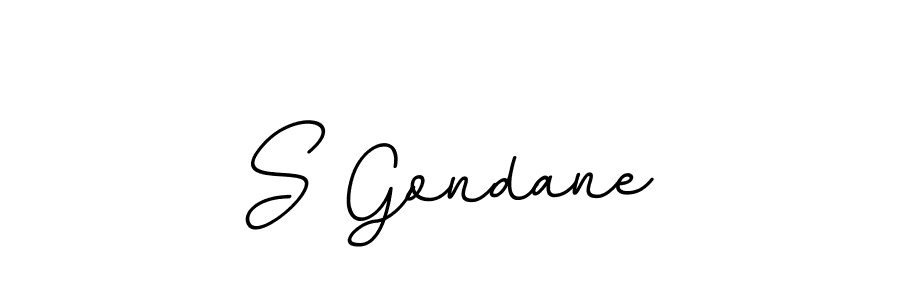 You should practise on your own different ways (BallpointsItalic-DORy9) to write your name (S Gondane) in signature. don't let someone else do it for you. S Gondane signature style 11 images and pictures png