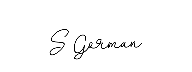 Use a signature maker to create a handwritten signature online. With this signature software, you can design (BallpointsItalic-DORy9) your own signature for name S Gorman. S Gorman signature style 11 images and pictures png