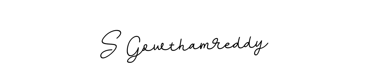 Check out images of Autograph of S Gowthamreddy name. Actor S Gowthamreddy Signature Style. BallpointsItalic-DORy9 is a professional sign style online. S Gowthamreddy signature style 11 images and pictures png