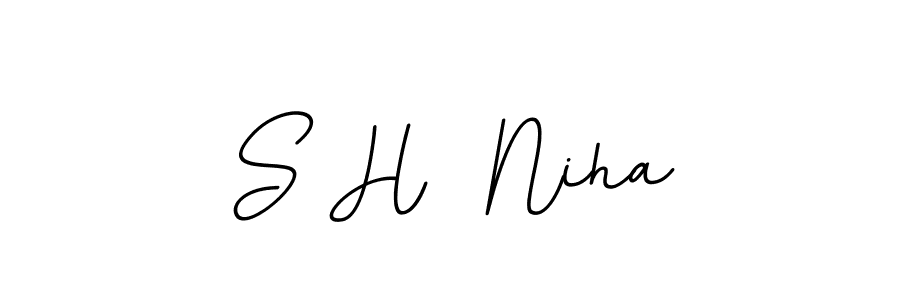 BallpointsItalic-DORy9 is a professional signature style that is perfect for those who want to add a touch of class to their signature. It is also a great choice for those who want to make their signature more unique. Get S H  Niha name to fancy signature for free. S H  Niha signature style 11 images and pictures png