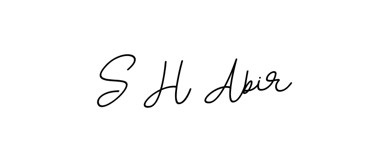 Make a beautiful signature design for name S H Abir. Use this online signature maker to create a handwritten signature for free. S H Abir signature style 11 images and pictures png