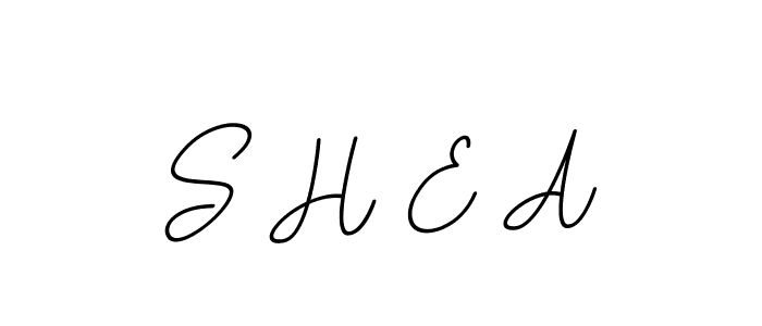 It looks lik you need a new signature style for name S H E A. Design unique handwritten (BallpointsItalic-DORy9) signature with our free signature maker in just a few clicks. S H E A signature style 11 images and pictures png