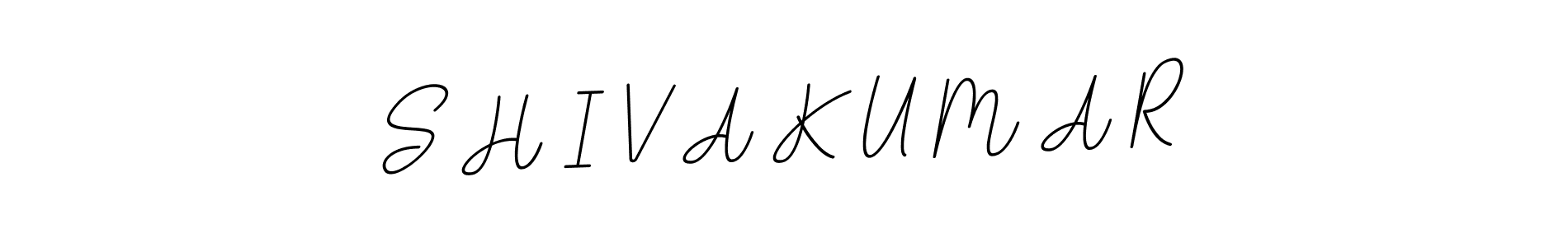This is the best signature style for the S H I V A K U M A R name. Also you like these signature font (BallpointsItalic-DORy9). Mix name signature. S H I V A K U M A R signature style 11 images and pictures png
