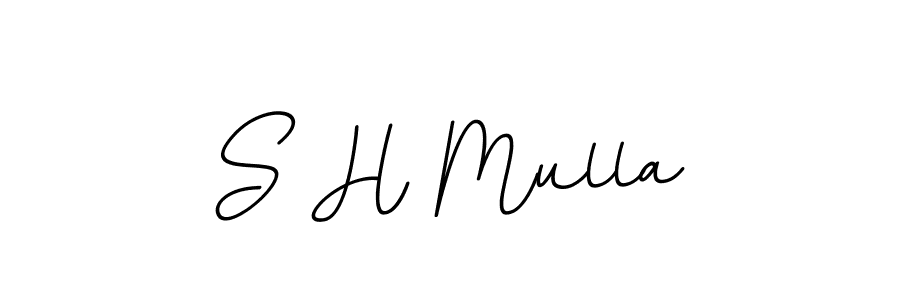 Similarly BallpointsItalic-DORy9 is the best handwritten signature design. Signature creator online .You can use it as an online autograph creator for name S H Mulla. S H Mulla signature style 11 images and pictures png