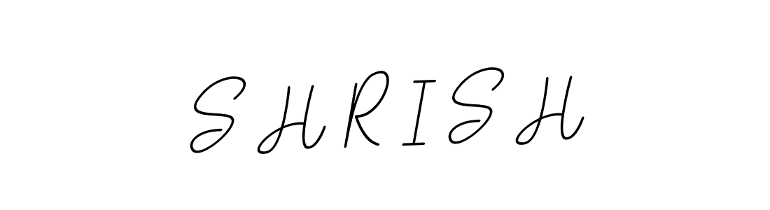 Design your own signature with our free online signature maker. With this signature software, you can create a handwritten (BallpointsItalic-DORy9) signature for name S H R I S H. S H R I S H signature style 11 images and pictures png