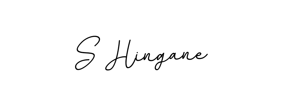 You should practise on your own different ways (BallpointsItalic-DORy9) to write your name (S Hingane) in signature. don't let someone else do it for you. S Hingane signature style 11 images and pictures png