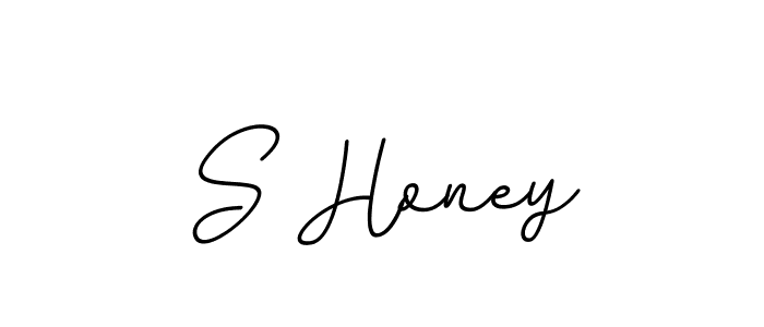 Use a signature maker to create a handwritten signature online. With this signature software, you can design (BallpointsItalic-DORy9) your own signature for name S Honey. S Honey signature style 11 images and pictures png