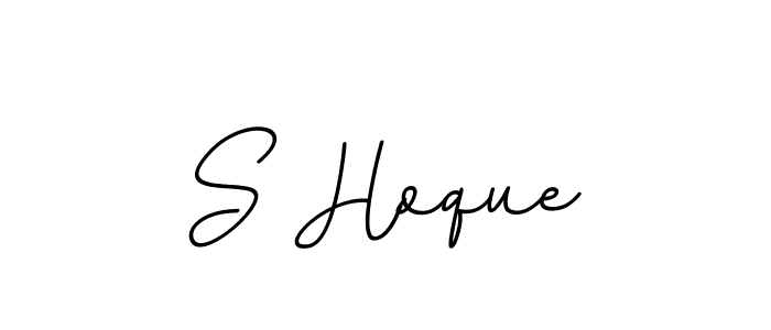 S Hoque stylish signature style. Best Handwritten Sign (BallpointsItalic-DORy9) for my name. Handwritten Signature Collection Ideas for my name S Hoque. S Hoque signature style 11 images and pictures png