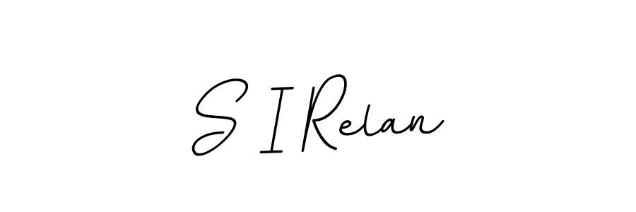 if you are searching for the best signature style for your name S I Relan. so please give up your signature search. here we have designed multiple signature styles  using BallpointsItalic-DORy9. S I Relan signature style 11 images and pictures png