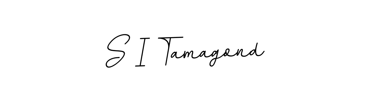 Make a beautiful signature design for name S I Tamagond. With this signature (BallpointsItalic-DORy9) style, you can create a handwritten signature for free. S I Tamagond signature style 11 images and pictures png