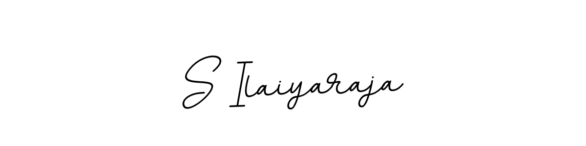 You should practise on your own different ways (BallpointsItalic-DORy9) to write your name (S Ilaiyaraja) in signature. don't let someone else do it for you. S Ilaiyaraja signature style 11 images and pictures png