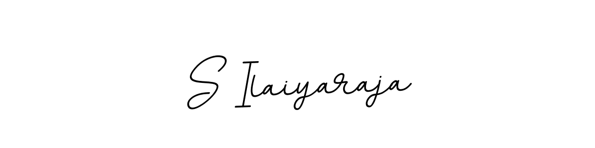 You should practise on your own different ways (BallpointsItalic-DORy9) to write your name (S Ilaiyaraja) in signature. don't let someone else do it for you. S Ilaiyaraja signature style 11 images and pictures png