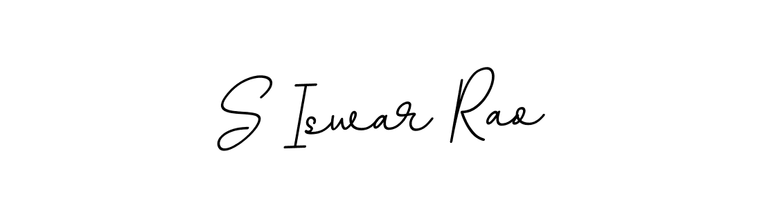 Make a beautiful signature design for name S Iswar Rao. With this signature (BallpointsItalic-DORy9) style, you can create a handwritten signature for free. S Iswar Rao signature style 11 images and pictures png