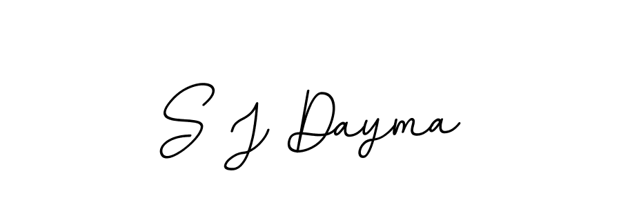 Also You can easily find your signature by using the search form. We will create S J Dayma name handwritten signature images for you free of cost using BallpointsItalic-DORy9 sign style. S J Dayma signature style 11 images and pictures png