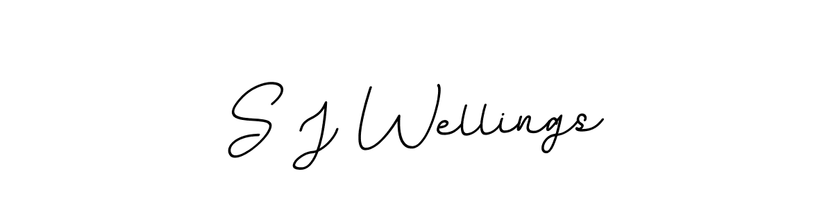 Design your own signature with our free online signature maker. With this signature software, you can create a handwritten (BallpointsItalic-DORy9) signature for name S J Wellings. S J Wellings signature style 11 images and pictures png