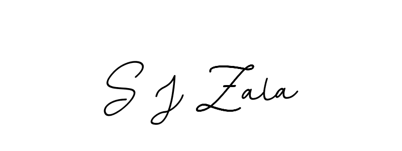 It looks lik you need a new signature style for name S J Zala. Design unique handwritten (BallpointsItalic-DORy9) signature with our free signature maker in just a few clicks. S J Zala signature style 11 images and pictures png