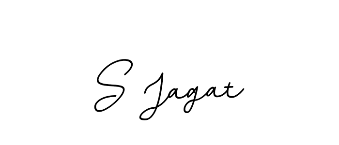 Design your own signature with our free online signature maker. With this signature software, you can create a handwritten (BallpointsItalic-DORy9) signature for name S Jagat. S Jagat signature style 11 images and pictures png