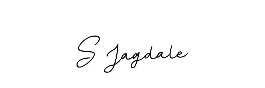 How to make S Jagdale name signature. Use BallpointsItalic-DORy9 style for creating short signs online. This is the latest handwritten sign. S Jagdale signature style 11 images and pictures png