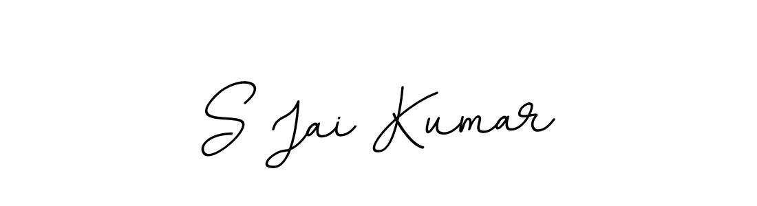 Create a beautiful signature design for name S Jai Kumar. With this signature (BallpointsItalic-DORy9) fonts, you can make a handwritten signature for free. S Jai Kumar signature style 11 images and pictures png