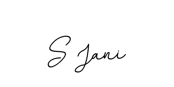 S Jani stylish signature style. Best Handwritten Sign (BallpointsItalic-DORy9) for my name. Handwritten Signature Collection Ideas for my name S Jani. S Jani signature style 11 images and pictures png