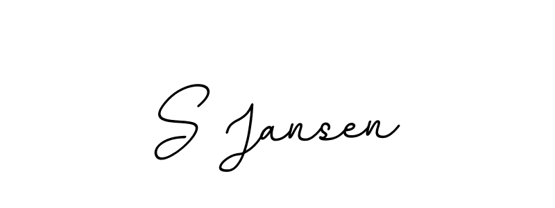 Design your own signature with our free online signature maker. With this signature software, you can create a handwritten (BallpointsItalic-DORy9) signature for name S Jansen. S Jansen signature style 11 images and pictures png