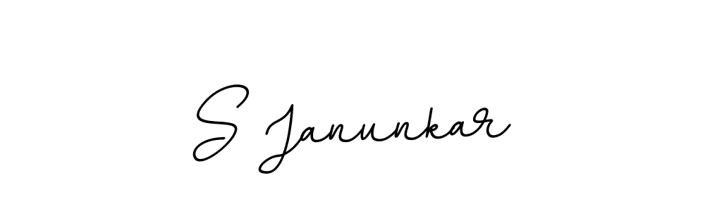 How to make S Janunkar signature? BallpointsItalic-DORy9 is a professional autograph style. Create handwritten signature for S Janunkar name. S Janunkar signature style 11 images and pictures png