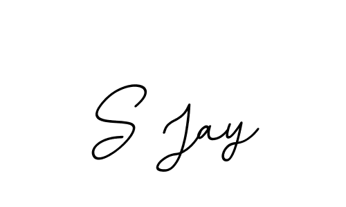 How to make S Jay signature? BallpointsItalic-DORy9 is a professional autograph style. Create handwritten signature for S Jay name. S Jay signature style 11 images and pictures png