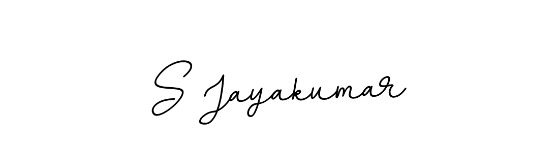 Make a beautiful signature design for name S Jayakumar. With this signature (BallpointsItalic-DORy9) style, you can create a handwritten signature for free. S Jayakumar signature style 11 images and pictures png