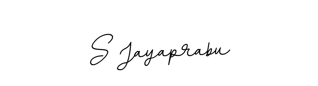 The best way (BallpointsItalic-DORy9) to make a short signature is to pick only two or three words in your name. The name S Jayaprabu include a total of six letters. For converting this name. S Jayaprabu signature style 11 images and pictures png