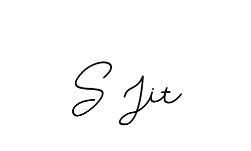 You should practise on your own different ways (BallpointsItalic-DORy9) to write your name (S Jit) in signature. don't let someone else do it for you. S Jit signature style 11 images and pictures png