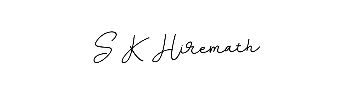 Make a beautiful signature design for name S K Hiremath. With this signature (BallpointsItalic-DORy9) style, you can create a handwritten signature for free. S K Hiremath signature style 11 images and pictures png