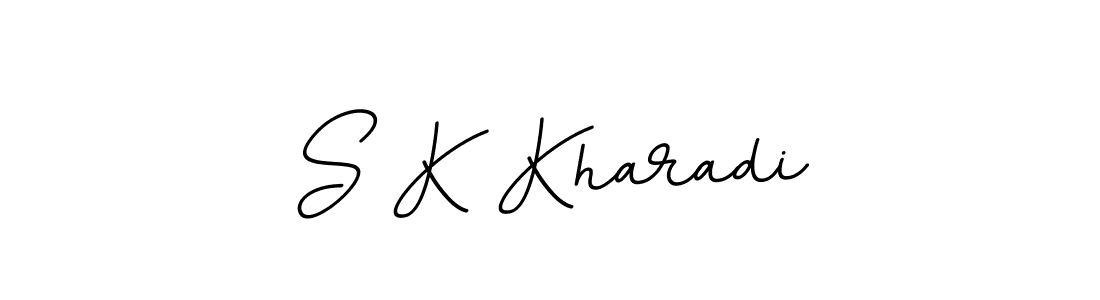 Make a beautiful signature design for name S K Kharadi. With this signature (BallpointsItalic-DORy9) style, you can create a handwritten signature for free. S K Kharadi signature style 11 images and pictures png