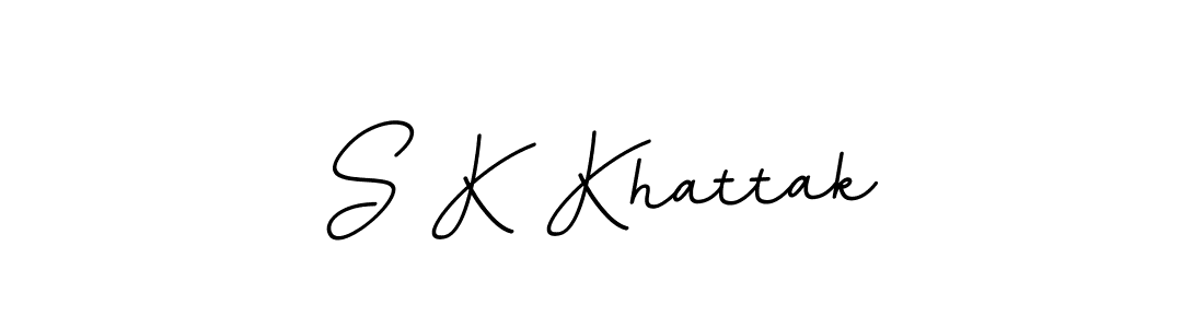 Design your own signature with our free online signature maker. With this signature software, you can create a handwritten (BallpointsItalic-DORy9) signature for name S K Khattak. S K Khattak signature style 11 images and pictures png