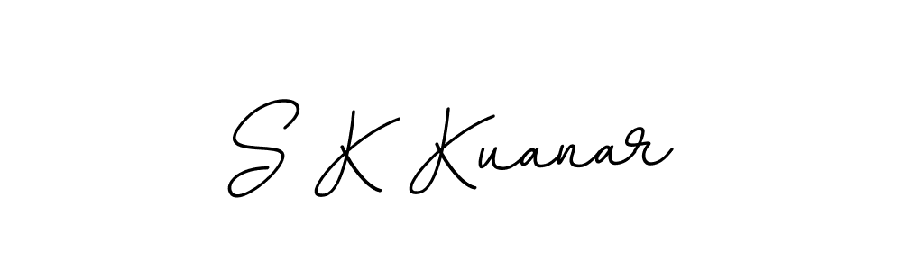 Create a beautiful signature design for name S K Kuanar. With this signature (BallpointsItalic-DORy9) fonts, you can make a handwritten signature for free. S K Kuanar signature style 11 images and pictures png