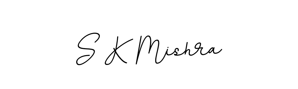 The best way (BallpointsItalic-DORy9) to make a short signature is to pick only two or three words in your name. The name S K Mishra include a total of six letters. For converting this name. S K Mishra signature style 11 images and pictures png