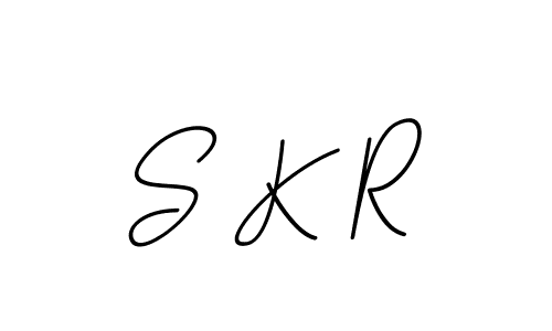 Make a beautiful signature design for name S K R. Use this online signature maker to create a handwritten signature for free. S K R signature style 11 images and pictures png