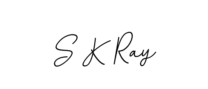 You should practise on your own different ways (BallpointsItalic-DORy9) to write your name (S K Ray) in signature. don't let someone else do it for you. S K Ray signature style 11 images and pictures png