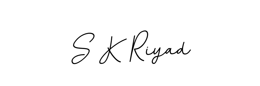 S K Riyad stylish signature style. Best Handwritten Sign (BallpointsItalic-DORy9) for my name. Handwritten Signature Collection Ideas for my name S K Riyad. S K Riyad signature style 11 images and pictures png